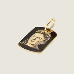 #PG44-Imprinted Tag Pendant