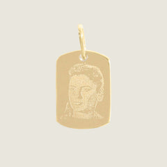 #PG44-Imprinted Tag Pendant